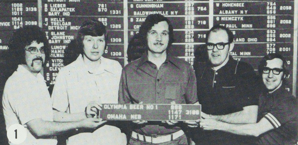 Olympia Beer at the 1974 Open Championships